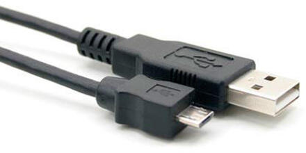 USB 2.0 aansluitkabel USB A male - USB micro B male USB-kabel
