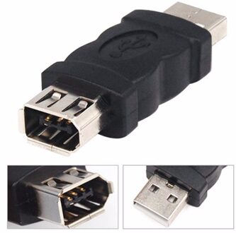 USB 2.0 Een Mannelijke firewire IEEE 1394 6 P Vrouwelijke Adapter Converter Connector F/M