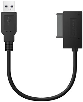 Usb 2.0 Naar Mini Sata Ii 7 + 6 13Pin Adapter Converter Kabel Voor Laptop Cd/Dvd Rom Slimline drive