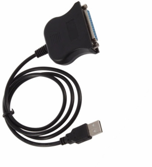 USB 2.0 To 25 Pin DB25 Parallel Port Cable IEEE 1284 1Mbps 25pin Parallel Printer adapter Cord