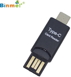 USB 2.0 Type-C Host OTG Adapter Micro SD Kaartlezer Voor Laptop PC Telefoon LJJ1227
