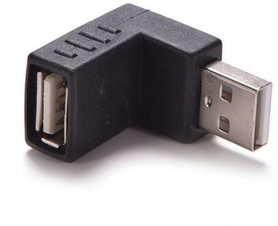 USB 2.0 Up Haakse Adapter Hoek 90 Graden USB 2.0 A Man Vrouw Adapter Connector Voor Laptop PC