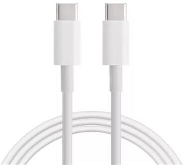 USB 2.0 USB-C to USB-C Cable, 200CM PD 100W 5A, White - small