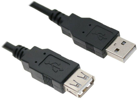USB 2.0 verlengkabel, A/AF, 4.5m