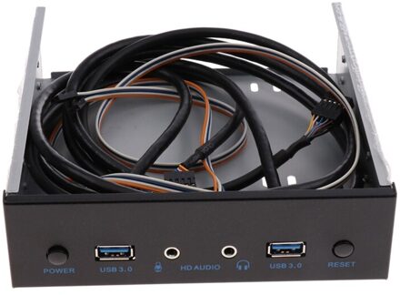 Usb 3.0 2 Port Optische Drive Voorpaneel Uitbreiding Adapter Usb 3.0 Hub + Hd O + Schakelaar Knop
