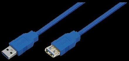 USB 3.0 A Male to A Female, blue, 0.5M,CU0059 - small