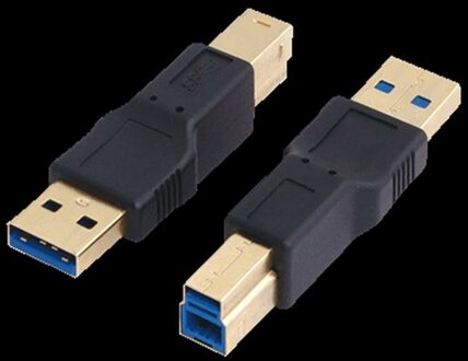 USB 3.0 A Male to B Male Adapter, AU0014 - small