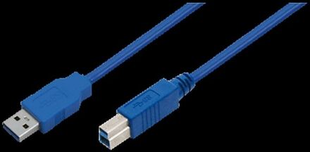 USB 3.0 A Male to B Male, blue, 1M, CU0044