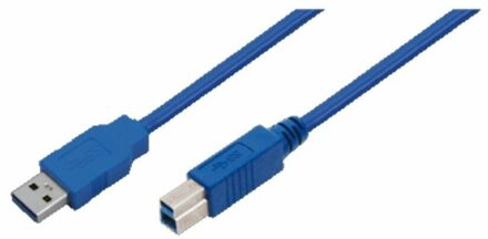 USB 3.0 A Male to B Male, blue, 3M, CU0046 - small