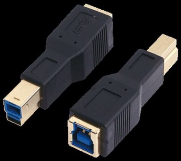 USB 3.0 B Male to B Female Adapter, AU0019 - small