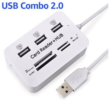 Usb 3.0 Hub 3-Port Hub High Speed 3.0 Multi Usb Splitter Type-C Alles In Een Adapter kaartlezer Voor Pc usb2.0