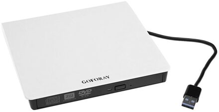 Usb 3.0 Mobiele Externe Case Voor 12.7Mm Sata Cd Dvd BD-ROM BD-RE Drive zwart en wit