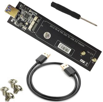 Usb 3.0 Naar 18 + 8Pin Ssd Adapter Riser Card 18 + 8Pin Connectors USB3.0 Kabel Voor Macbook Pro retina 90X33Mm Air Ssd 110x24mm