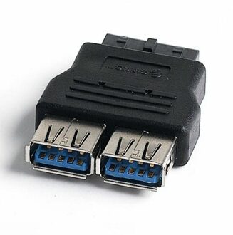 USB 3.0 Pinheader naar 2x USB A