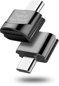 Usb 3.0 Type C Naar Micro Tf Adapter Otg Cardreader Mini Kaartlezer Smart Geheugenkaartlezer Voor Huawei Samsung universele 01 1stk
