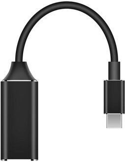 ! Usb 3.1 4K Hd Conversie Kabel Type-C Naar Hdmi-Compatibele Tv Adapter Voor Mobiele Telefoon Notebook aangesloten Tv Monitor zwart