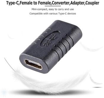 Usb 3.1 Type-C Vrouwelijke Aan Vrouwelijke Koppeling USB-C Converter Adapter Connector Type C Apparaat Converter Data Adapter Mini usb Adapter