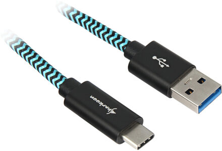 USB 3.2 kabel, USB-A > USB-C Zwart