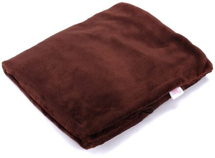 Usb 5V 4W Elektrische Warming Verwarming Deken Pad Schouder Neck Mobiele Verwarming Sjaal Zachte Ourdoor Zachte Verwarmde Shawl voor Thuis/Auto Bruin