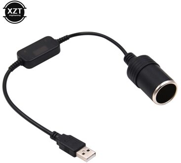USB 5V Naar 12V Converter Adapter Bedrade Controller Sigarettenaansteker Plug Connector Adapter
