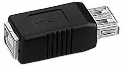 USB A/F naar USB B Female Adapter - small