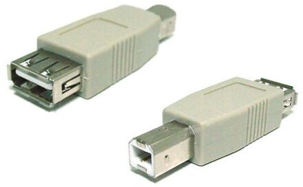 USB A Female to B Male Adapter - small