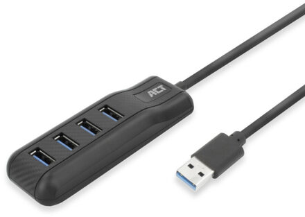 USB-A hub 3.0, 4 poorts USB-A USB-hub