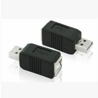 USB A/M naar USB B Female Adapter - small