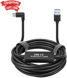Usb A Naar Type C Datakabel Voor Oculus Quest 2 Universele Verlengkabel Met Versterker Accessoire Voor Oculus Quest2/Quest/Link 5M