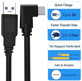 Usb A Naar Type C Datakabel Voor Oculus Quest 2 Universele Verlengkabel Met Versterker Accessoire Voor Oculus Quest2/Quest/Link 5M