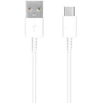 Usb A naar Usb C Kabel 1,5m Kunststof Wit