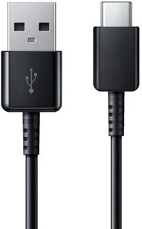 Usb A naar Usb C Kabel 1,5m Kunststof Zwart