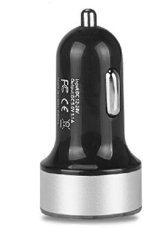 Usb Autolader Auto Telefoon Oplader Dual Usb Adapter Sigarettenaansteker Led Voltmeter Voor Alle Soorten Mobiele Telefoons Voor xiaomi 2