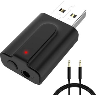 Usb Bluetooth Zender Ontvanger Voor Pc/Tv, Bluetooth 5.0 Dongle,2 In 1 Audio Bluetooth Adapter Plug & Play Lage Latency