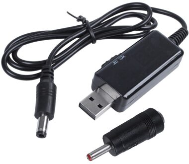 USB Boost Cable 5V Step Up to 9V 12V Adjustable Voltage Converter 1A Step-up Volt Transformer DC Power Regulator with Switch and