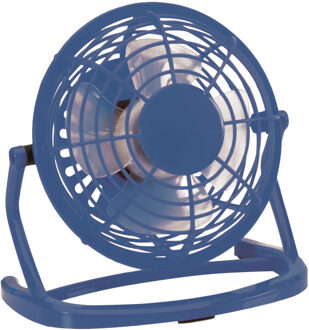 USB bureau ventilator - 1x - klein - kunststof - snoer 100 cm