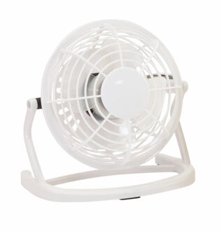 USB bureau ventilator - 1x - klein - kunststof - snoer 100 cm