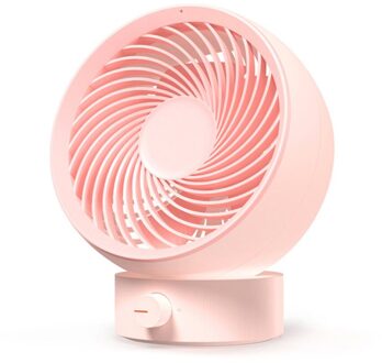 Usb Bureau Ventilator Kleine Persoonlijke Desktop Tafel Ventilator Met Sterke Wind Stille Werking Draagbare Mini Ventilator Voor Office Slaapkamer roze