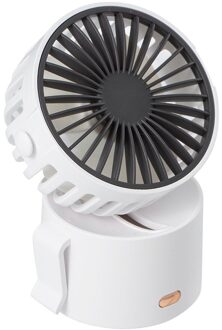 Usb Bureau Ventilator Opknoping Hals Drie Versnelling Windsnelheid Met Sterke Wind Stille Werking 45 Rotatie Mini Ventilator Voor Office slaapkamer wit