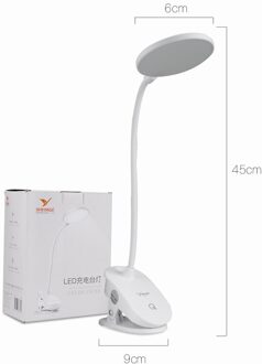 USB bureaulamp tafellamp bureau lamp Klem desk lamp flexo leeslamp 3 modi Table Lamp 1200 mAh 18650 Oplaadbaar aanraken 7000K