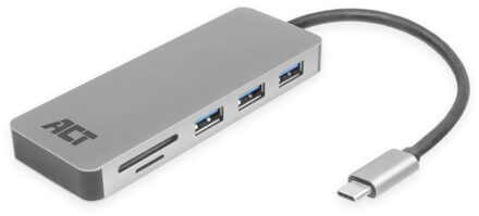 USB-C 4-poorts usb hub met power delivery
