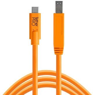 USB-C naar 3.0 Male B 4,60m oranje