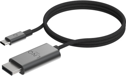 USB-C naar Display Port Kabel (8K/60Hz) - 2 meter - zwart