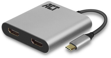 USB-C naar Dual HDMI 4K Hub