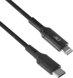USB-C naar Lightning 1m zwart