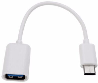 USB-C Naar Usb Adapter Otg Kabel Usb Type C Male Naar Usb 3.0 Female Kabel Adapter Type-C Adapter Data line Voor Samsung/Huawei/Xiaomi wit