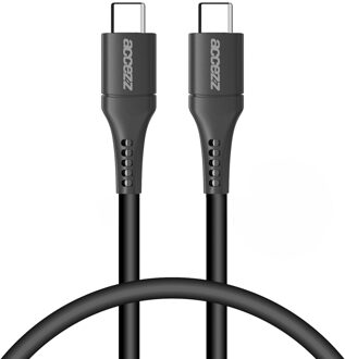 USB-C naar USB-C kabel - 0,2 meter - Zwart