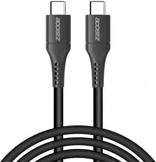 USB-C naar USB-C kabel - 2 meter - Zwart