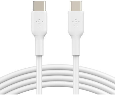 Usb C naar Usb C Kabel 60W 2m Kunststof Wit