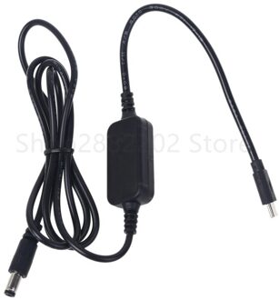Usb C Pd Type C Male Naar 12V 20V 5.5X2.1Mm Mannelijke Step Up Voeding kabel Voor Wifi Router Led Licht Cctv Camera En Meer
